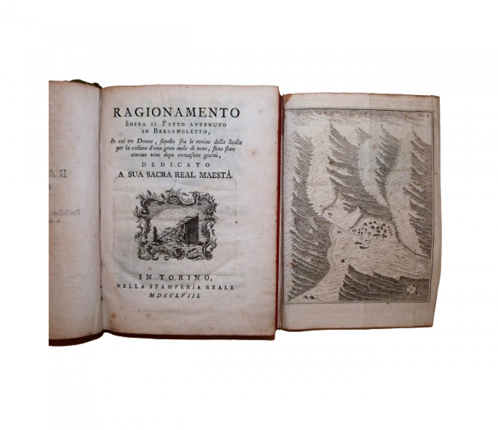 Somis, Ignazio. Ragionamento sopra il fatto avvenuto a Bergemoletto. Torino, Stamperia Reale, 1758.