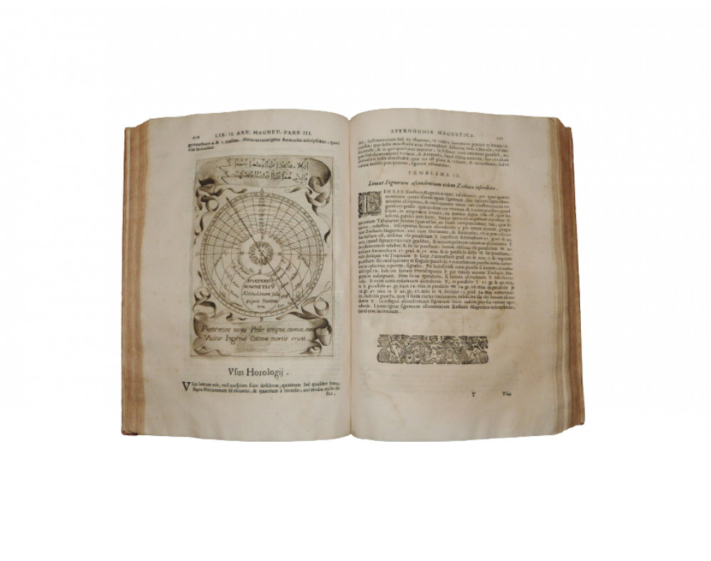 Kircher, Athanasius - Kircher, Athanasius. Magnes sive de arte magnetica  opus tripartitum. Roma, Biagio Diversin e Zanobio Masotti, 1654.