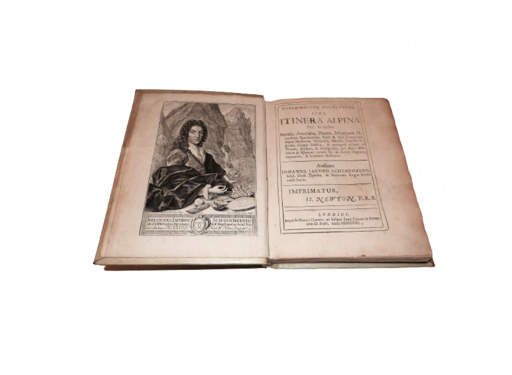 Scheuchzer, Johann Jacob. Ouresiphoites Helveticus, sive Itinera Alpina tria. Londra, Henrici Clements, 1708.