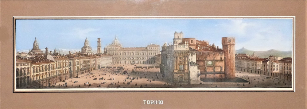 Torino. Francesco Citterio - Carlo Bossoli, 1855 circa.