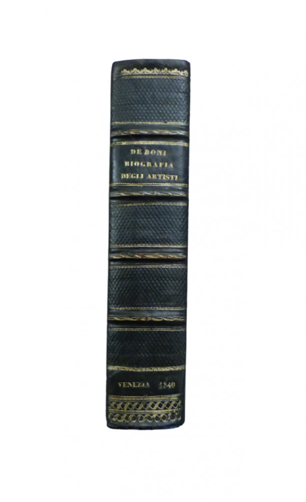 Boni, Filippo De. Biografia degli artisti. Venezia, Co’ Tipi del Gondolieri, 1840.