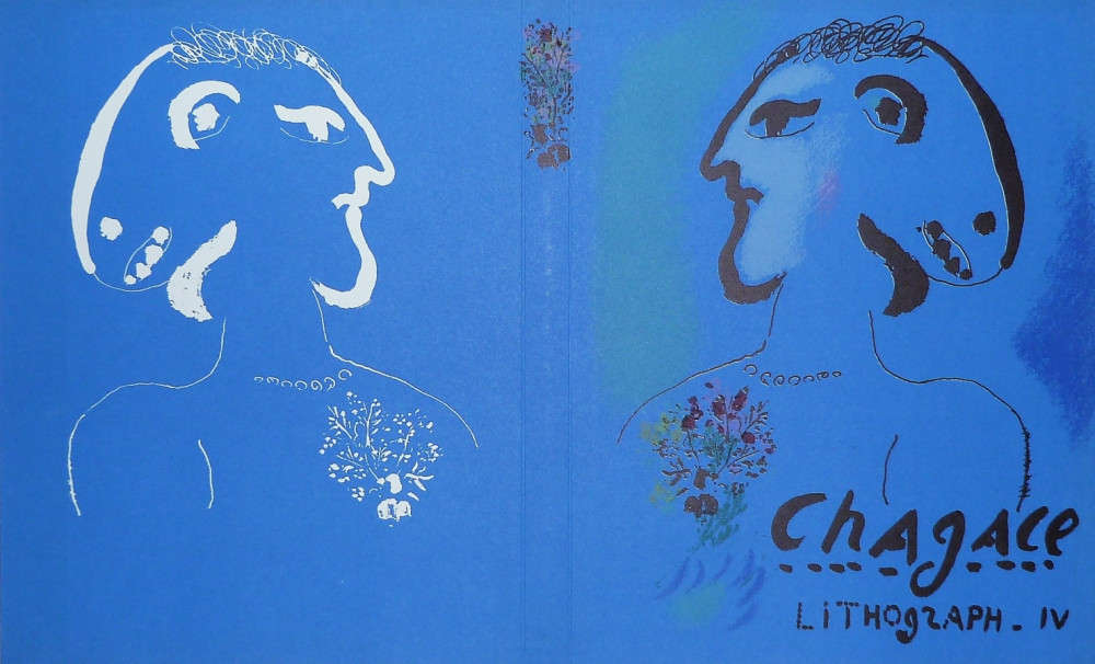 Chagall, Marc. Lithograph IV-Couverture. Parigi, Mourlot Frères, 1974. 