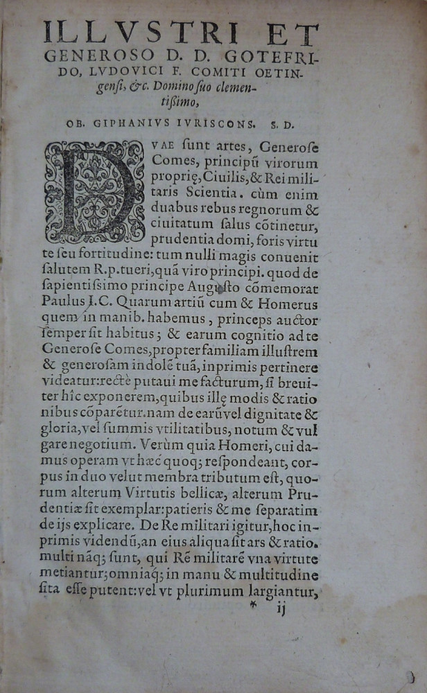 Omero. Homeri Ilias, seu potius omnia eius quæ quidem extant opera. Strasburgo, Theodosius Rihelius, s.d. (1572).