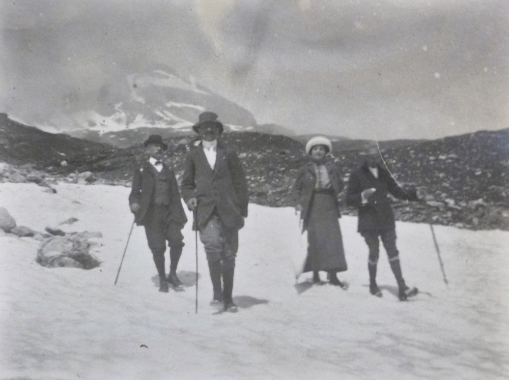 Fotografie d'epoca di montagna. 1908 - 1909.