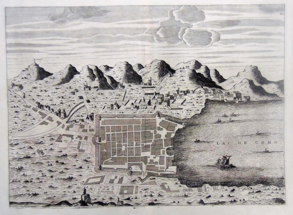 La Ville de Como. Amsterdam, Pierre Mortier, 1705.