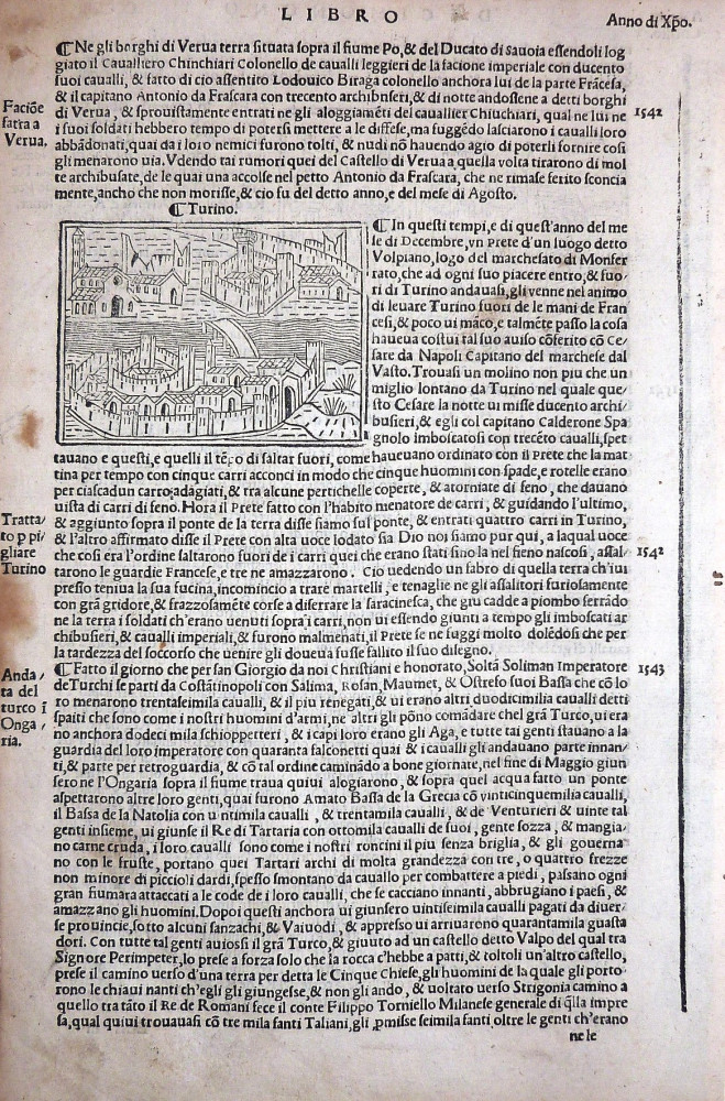 Turino. Venezia, Jacopo Filippo Foresti, 1553.