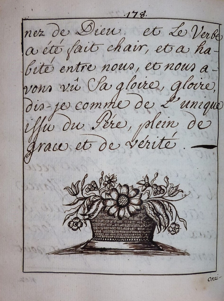 Manoscritto - De Beer, Marie Elisabeth. Laurier spirituel ou les plus utiles prières son contenûes. 1748.