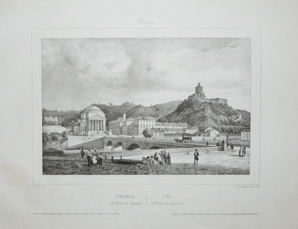 Veduta del Monte de' Cappuccini. Torino, Jean Junck, 1852. 