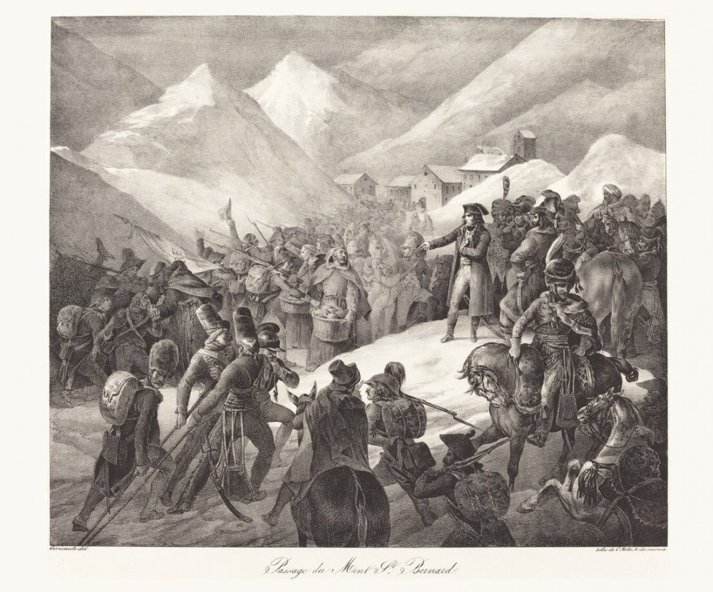 Passage du Mont Saint-Bernard. Parigi, Charles Étienne Pierre Motte, 1822.