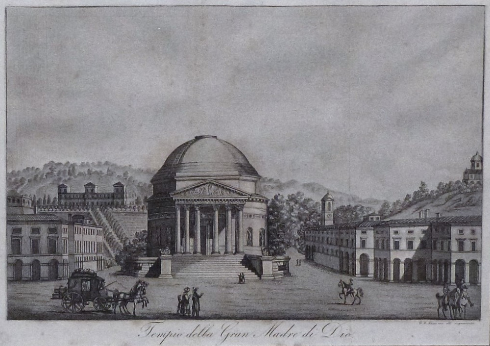 Tempio della Gran Madre di Dio. Torino, Fontana, 1833.