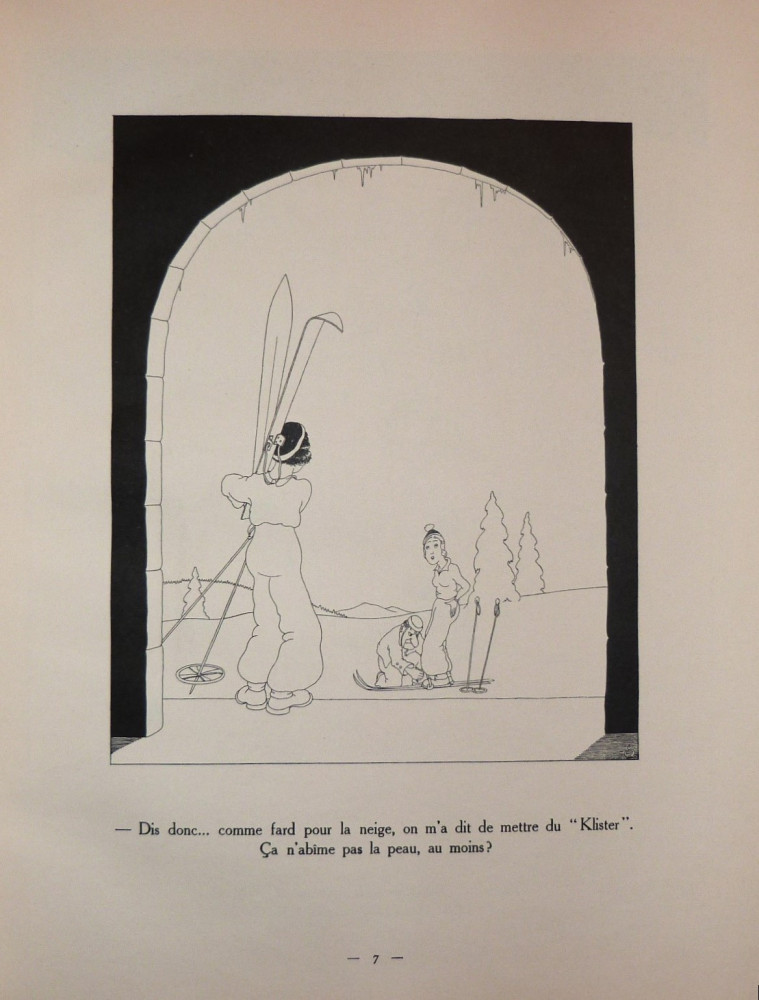 Samivel. -10°. Quatre-vingt-dix images sur les sports d’hiver. Parigi, Delagrave, 1933.