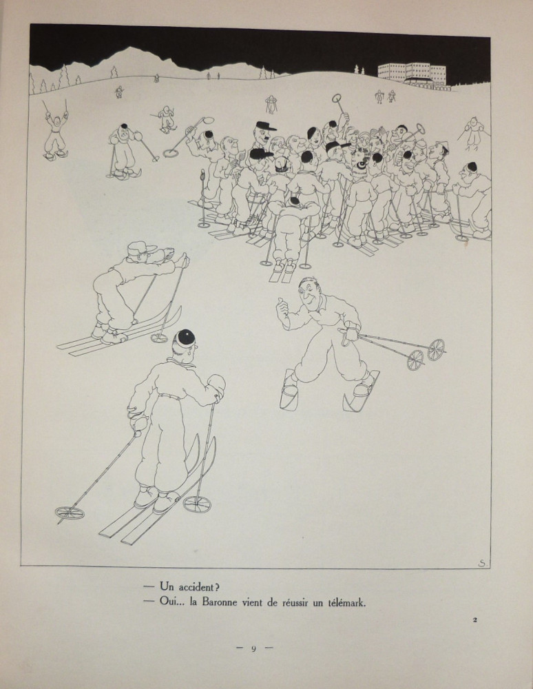 Samivel. -10°. Quatre-vingt-dix images sur les sports d’hiver. Parigi, Delagrave, 1933.