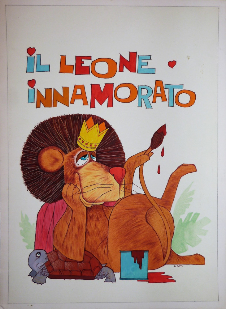 Favole - Il leone innamorato. G. Demo, 1950 circa. 
