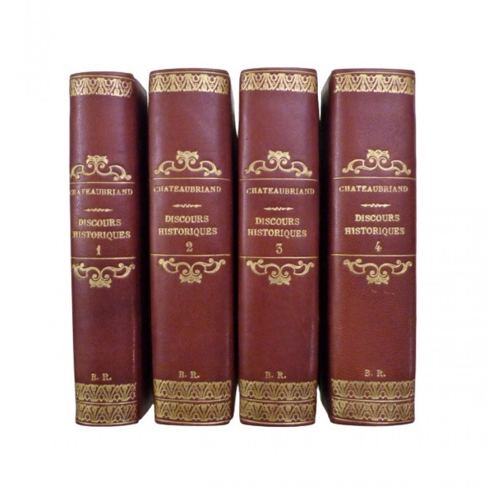 Chateaubriand, François Auguste René De. Études ou discours historiques sur la Chute de l’Empire Romain. Bruxelles, Louis Hauman & C., 1831.