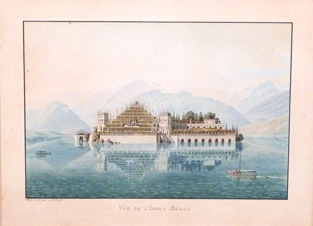 Vue de l'Isola Bella. Parigi, Lory Fils, 1811.