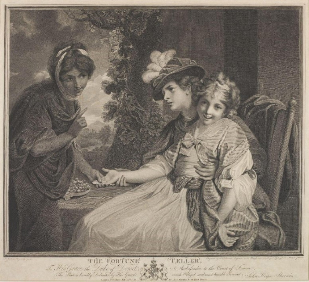 The fortune teller. Londra, Sherwin, 1784.