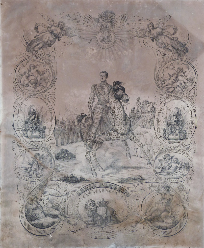 Carlo Alberto. Torino, Pautas, 1840.