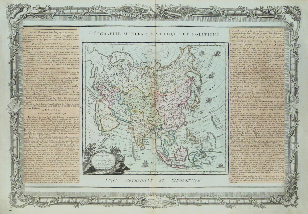 L'Asie dressée pour l'étude de la geographie. Parigi, L. C. Desnos, 1786.
