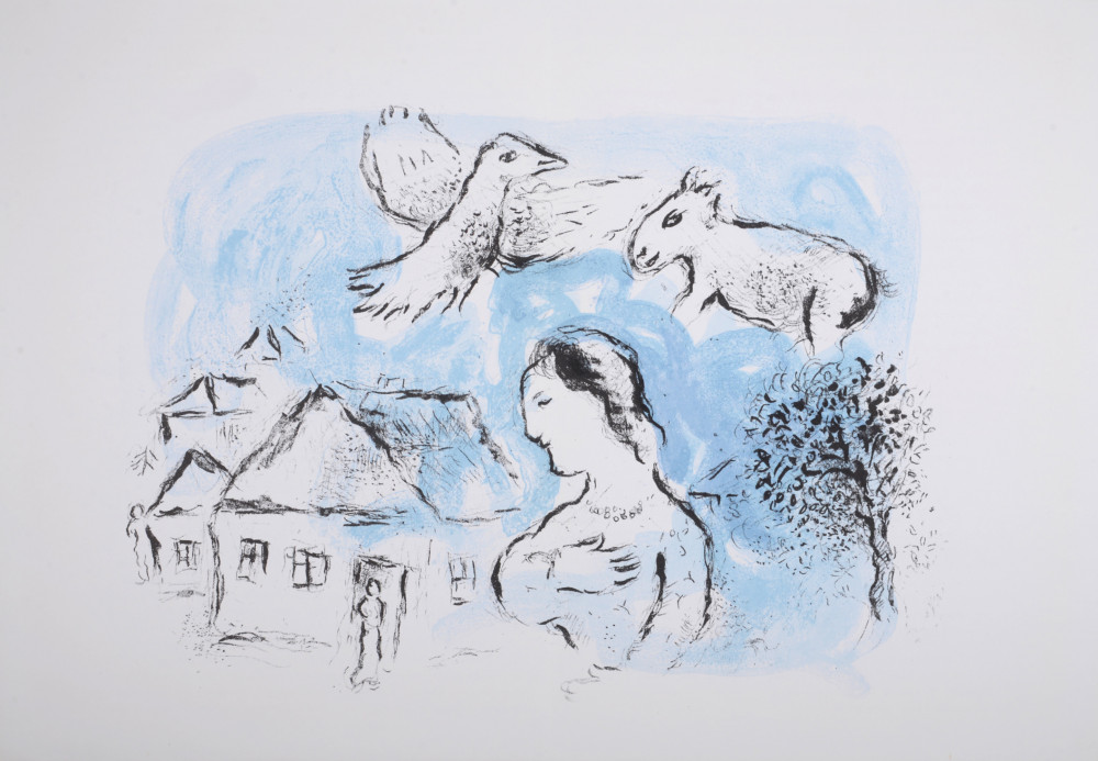 Chagall, Marc. Les chemins de l'amitié. Parigi, Mourlot, 1977.