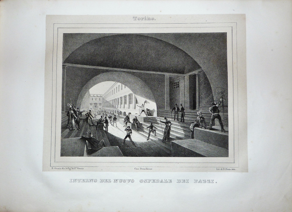 Gonin, Enrico. Monumenti e siti pittoreschi della città e contorni di Torino. Torino, Pietro Marietti, 1836.