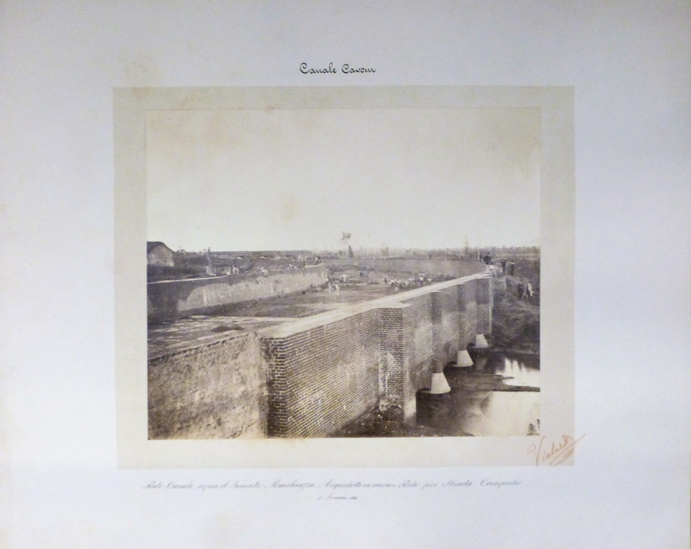 Canale Cavour. Torino, Alberto Luigi Vialardi, 1864.