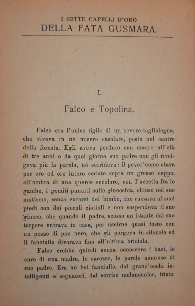 Invernizio, Carolina. I sette capelli d’oro della Fata Gusmara. Firenze, Adriano Salani, s.d. (1926).