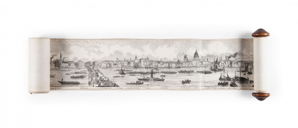 Grand panorama of London and the River Thames. Londra, Bondy Azulay, 1851.