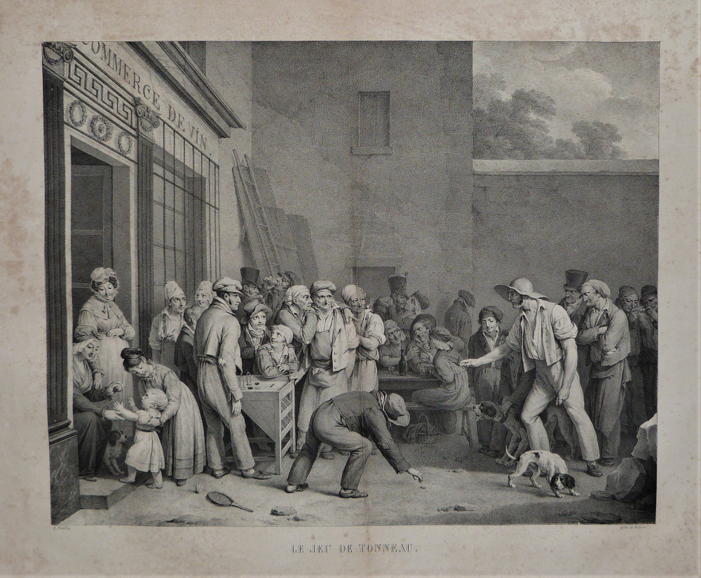 Le jeu de tonneau. Parigi, Villain, 1858.