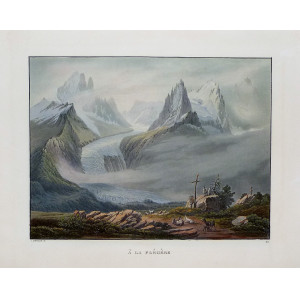 À la Flégère. Basilea, Samuel Birmann, 1826.