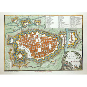 A plan of the city of Turin. Londra, John Stockdale, 1800.