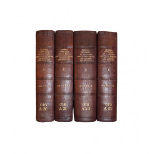 Agassiz, Jean Louis Rodolphe. Bibliographia zoologiae et geologiae. A general catalogue of all books, tracts, and memoirs on zoology and geology. Londra, Printed For The Ray Society, 1848 - 1854.