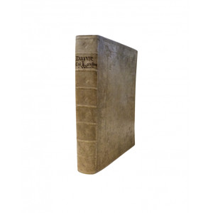 Alighieri, Dante. Dante con l’espositione di Christoforo Landino, et di Alessandro Vellutello, sopra la sua Comedia dell’Inferno, del Purgatorio, & del Paradiso. Venezia, Domenico Nicolino - Giovambattista Marchiò Sessa & Fratelli, 1564 - (in fine).