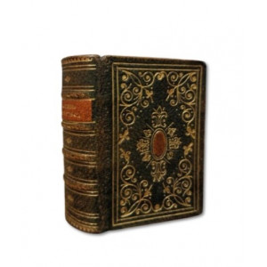 Alighieri, Dante. Galleria dantesca microscopica. 30 fotografie dei disegni di Scaramazza con testo di C. Fenini. Milano, Ulrico Hoepli, 1880.