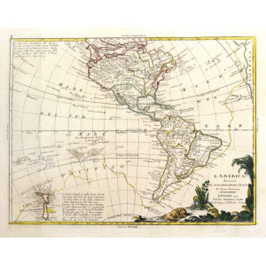 L'America divisa ne' suoi principali Stati. Venezia, Antonio Zatta, 1776.