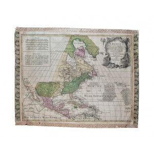 America Septentrionalis. Augsburg, Tobias Conrad Lotter, 1760 circa.