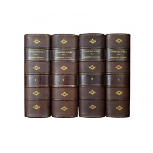 Angius, Vittorio. Sulle famiglie nobili della monarchia di Savoia: narrazioni fregiate de' rispettivi stemmi incisi da Giovanni Monneret. Torino, Fontana e Isnardi, 1841-1857.