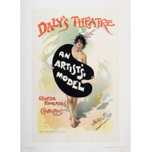 Daly's Theatre. An Artist's Model - Les Maîtres de l'Affiche. Parigi, Imprimerie Chaix, 1896.