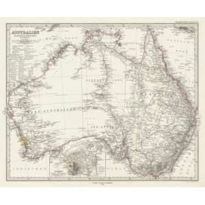 Australien. Gotha, Justus Perthes, 1882.