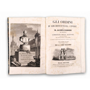 Barozzi, Jacopo da Vignola. Gli ordini d’architettura civile. Milano, Pietro e Giuseppe Vallardi, 1832.