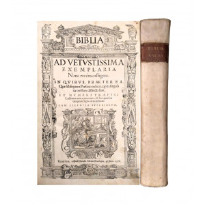 Bibbia figurata - Biblia ad vetustissima exemplaria nunc recèns castigata. Venezia, Nicola Bevilacqua, 1576 - (in fine).