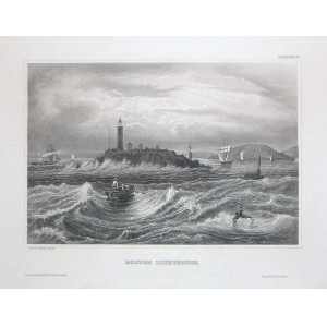 Boston Lichthouse. Hildburghausen, Joseph Meyer, 1840 circa.