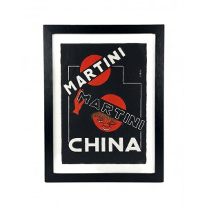 Bozzetto originale - China Martini. Torino, Attilio Spreafico, 1940-1950 circa.