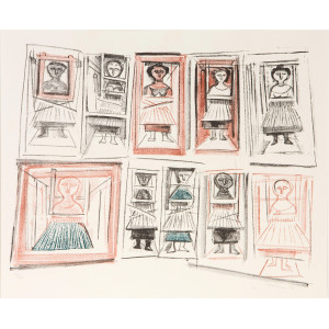 Campigli, Massimo. Donne ai telai. Parigi, 1952.