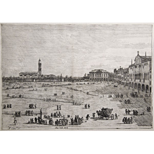Canal, Giovanni Antonio (detto Canaletto). Prà della Valle. Venezia, dopo il 1744.