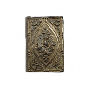 Carnet da ballo in argento a sbalzo. s.d. (ma 1840 - 1880 circa).