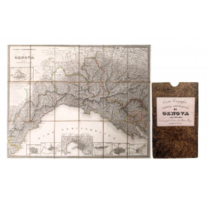 Carta corografica della  divisione di Genova. Torino, Giovanni Battista Maggi, 1835.