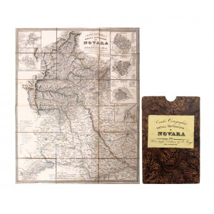 Carta corografica della divisione di Novara. Torino, Giovanni Battista Maggi, 1833.