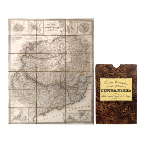 Carta corografica delle divisioni di Cuneo e di Nizza. Torino, Giovanni Battista Maggi, 1834.