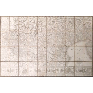 Carta geografica postale del Regno Lombardo Veneto. Milano, Gio. Cogliati, 1848. 