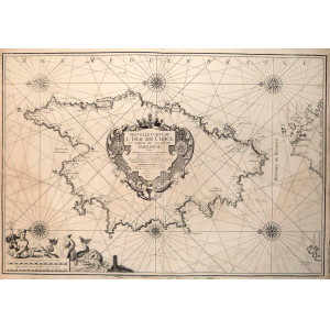 Nouvelle Carte de l’Isle de Corce. Marsiglia, Peter Starckman, 1715 - 1726.